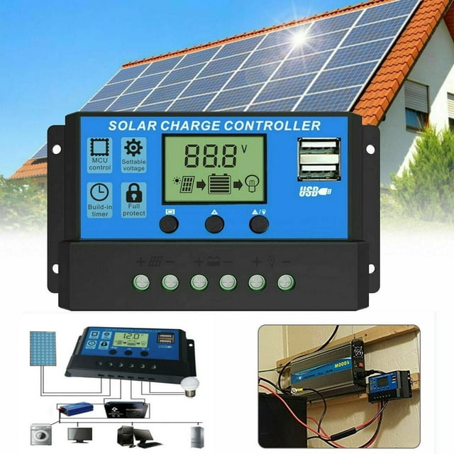 HAOAN Solar Panel Kit 200W 100A 12V/ 24V Battery Solar Charge Charger With Controller High Effciency Power Station Caravan RV Boat Car Outdoor Camping Trailer Emergency