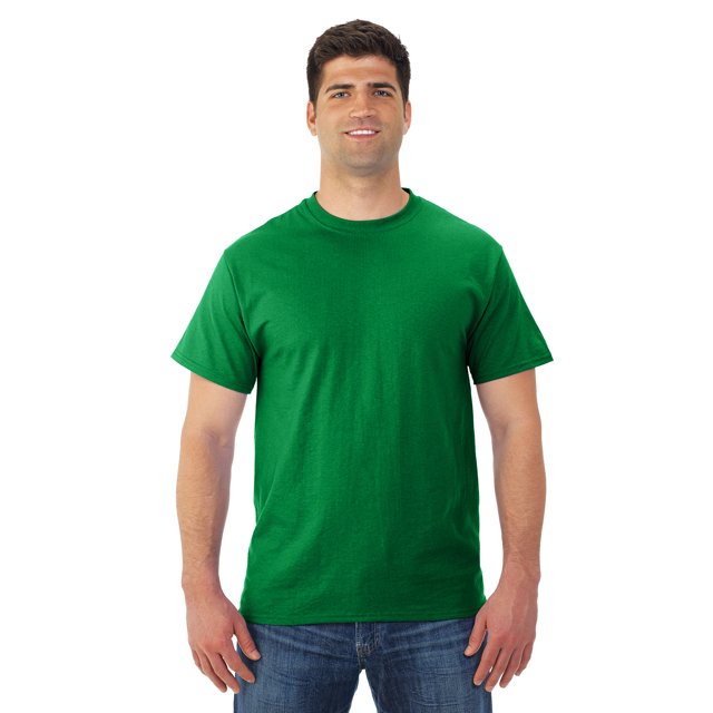 Jerzees Mens DRI-POWER Active Short Sleeve Crew T-Shirt, S, Kelly