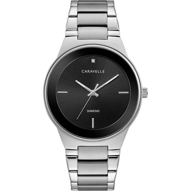 Montre Caravelle argentée pour hommes