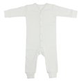 thumbnail image 1 of Bambini 1040WM Interlock Union Suit Long Johns, White - Medium, 1 of 3