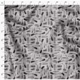 thumbnail image 4 of Soimoi Gray Georgette Viscose Fabric Gardening Tools & Hardware Decor Fabric Printed Yard 42 Inch Wide, 4 of 5