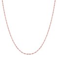 thumbnail image 1 of Collier Chaîne Singapour en Or Rose 14k, 1,0 mm, 20 Pouces, 1 of 1