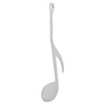 thumbnail image 4 of Broadway Gift Silver Eighth Note Music Instrument Replica Christmas Ornament, Size 5 inch, 4 of 4