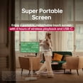 thumbnail image 4 of LG StanbyME 2 Lifestyle TV - LG 27-Inch QHD StanbyME 2 with Folio Cover, Portable Touch Screen, Dolby Vision, HDR10, Filmmaker Mode, Built-in Battery, Full Swivel Rotation (27LX6TYGA, 2025), 4 of 7