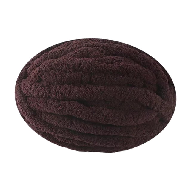 Thick Chunky Yarn Arm Knitting Yarn for Knitted Blanket Mat Macrame Sweater Coffee