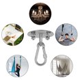 thumbnail image 1 of TIMIFIS Fournitures pour Animaux de Compagnie Chat Acier Inoxydable Sac de Sable à Six Ans Fixé Buckle Suspendu Automne/hiver, 1 of 9