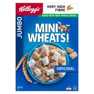 Mini-Wheats® Jumbo Original Frosted Cereal 1.05kg- crispy biscuits