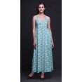 thumbnail image 2 of Bimba Robe Longue d'Été Sans Manches à Imprimé Teinture sur Nœuds Florale pour Femme, Décontractée, Maxi, de Plage - Grand, 2 of 6