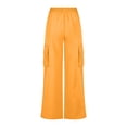 thumbnail image 5 of zanvin Women's High Waist Straight Cylinder Cargo Pants, Solid Color, 5 of 5