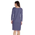 thumbnail image 3 of Inkmeso Educated Motivated Vaccinated T-Shirt Funny Pro Vaccine Boat Neck Dress, 3 of 8