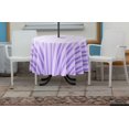 thumbnail image 3 of Vargottam Nappe d'Intérieur/extérieur 58 pouces avec trou de parapluie et Nappe imperméable à glissièreCouvre-tables pour table d'arrière-cour - Lavande, 3 of 7