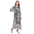 thumbnail image 3 of Robe Maxi pour Femmes en Polyester, Caftans, Robe Ample, Grande Taille, Manches Kimono, Long Kaftan, Robes de Soirée, Kaftan Décontracté d'Été, 3 of 6