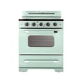 thumbnail image 1 of Unique Rétro Cuisinière Électrique Classique 30 Pouces 3,9 Pi3 Autoportante à 5 Éléments avec Four à Convection, 1 of 11
