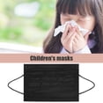 thumbnail image 3 of VONKY Kids Disposable Face Mask Non-woven Fabric Hygiene Dust Masks with Elastic Ear Loops 50pcs, 3 of 8