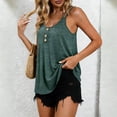 thumbnail image 2 of Sentmoon Hauts pour Femmes T-Shirts pour Femmes Camisole à Col Rond Plissée Mode Couleur Unie Tendance pour Travail & Bureau Vert TTG, 2 of 7