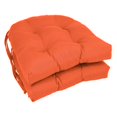 thumbnail image 1 of Coussins de Chaise Capitonnés en Sergé Uni en Forme de U de 16 Pouces (Ensemble de 2), 1 of 2