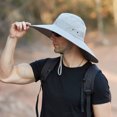 thumbnail image 4 of Men Outdoor Sun Fisherman Foldable Bucket Hat Double Faced Cap, 4 of 4