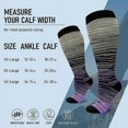 thumbnail image 3 of SUTENGDA 3 Pairs Plus Size Compression Socks for Women Men Wide Calf 20-30 mmHg Extra Large for Circulation Support Recovery XXL, 3 of 6