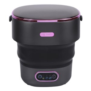 Laveuse portable, 13L Laveur de vêtements pliables pour sous-vêtements, Vêtements de bébé & Chaussettes, Full Automatic Mini Lave-linge avec tuyau de vidange pour Appartement Dormitory Hotel Travel