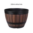 thumbnail image 1 of Pot de Fleurs en Baril de Whisky en Résine, Style Vintage, pour Intérieur et Extérieur, Jardin, Cour, Patio, 1 of 2