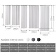 thumbnail image 2 of 1pc Waterproof Shower Curtain Partition Bathroom Proof Bath Curtains Monochrome Polyester Cloth Bathroom Accessories, 2 of 7