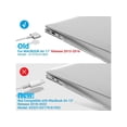 thumbnail image 4 of Compatible avec MacBook Air 11 Pouces Case Model A1370 A1465, Soft Touch Plastic Hard Shell Étui avec Keyboard Étui pour Apple Mac Air 11 Pouces, 4 of 7