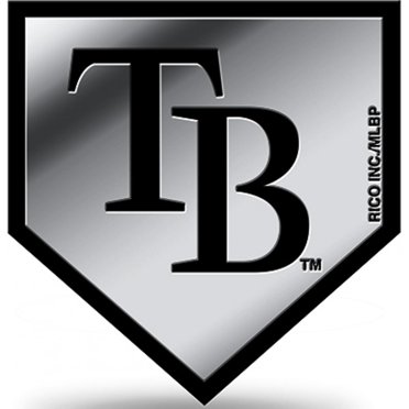 Tampa Bay Rays Chrome Auto Emblem