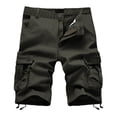 thumbnail image 1 of fartey Mens Plus Size Cargo Shorts Casual Multi Pockets 5 Inch Pants with Zipper Button Lightweight Fit Outdoors Half Trousers, 1 of 5
