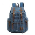 thumbnail image 1 of High Capacity Canvas Vintage Backpack - for School Travel 12-15", 1 of 6