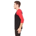 thumbnail image 3 of Bella + Canvas Unisex 3/4-Sleeve Baseball T-Shirt, 3 of 3