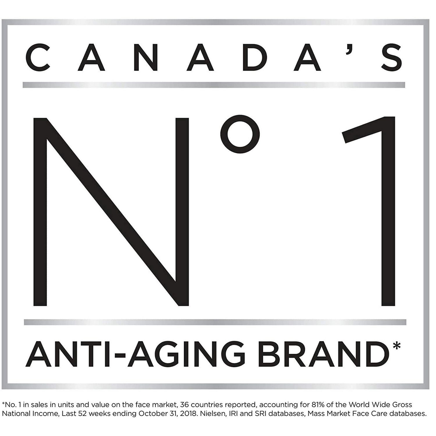 L'Oréal Paris Crème de jour hydratant anti-âge pour le visage avec collagène, sans parfum, 50mL