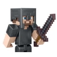 thumbnail image 2 of Minecraft Construction de bloc de figurine Steve in Netherite Armor, 2 of 6