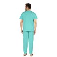 thumbnail image 4 of Inkmeso Solid Nightwear Set For Mens Tshirt And Pants Pajama Set Short Sleeve Pjs Loungewear Set, 4 of 8