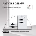 thumbnail image 3 of AOBABO 2 Drawer Vertical Metal File Cabinet w/Lock, Fully Assembled, White, 3 of 9