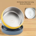 thumbnail image 4 of Portable Thermal Cooking Pot Thermal Cooking Pot 420ml Heat Retaining Crock Pot Stainless Steel Double Layer Portable Round Form Thermal Lunch Container Thermally, 4 of 8