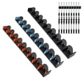 thumbnail image 3 of Fishing Pole Rack Wall Mounted Fishing Rod Holder Vertical 9 Rod Rack for Garage, 3 of 10