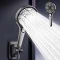 thumbnail image 2 of Handheld Shower Heads,Shower High Pressure Handheld Showerhead Hard Water High Pressure 3 Spray Modes Handheld Shower for the Elderly Children,Shower Head Filter for Hard Water, 2 of 6