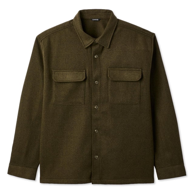 George Big Men's Brushed Overshirt