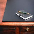 thumbnail image 4 of Dacasso Leatherette Desk Mat Without Rails - Luxury Leather Desk Blotter For Writing - Executive Desk Surface Protector - (Black 30 X 19), 4 of 5