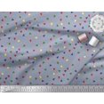 thumbnail image 2 of Soimoi Poly Georgette Fabric Dot & Triangle Geometric Fabric Prints by Yard 52 Inch Wide, 2 of 3