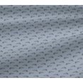 thumbnail image 4 of oneOone Cotton Jersey Light Grayish Blue Fabric Rabbit Animal Sewing Craft Projects Fabric Prints By Yard 58 Inch Wide, 4 of 4