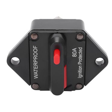 Car Interior Lights丨 Circuit Breaker丨DC 32V Circuit Breaker With Switch Manual Reset Waterproof For Car Marine Boat Truck Bus RV ATV 200A Vehicle Mounting Accessories