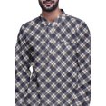 thumbnail image 4 of Atasi Ensemble Kurta-Pyjama Long Asymétrique Imprimé pour Hommes Tenue de Fête Vêtements, 4 of 4