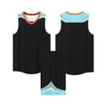 thumbnail image 1 of RXIRUCGD 2025 Vêtements d'Été pour Enfants Ensemble Décontracté à Manches Courtes Col Rond avec Shorts Sport Respirant, 1 of 7