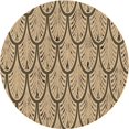 thumbnail image 1 of Ahgly Company Tapis d'Intérieur Lavable en Machine Carré Transitionnel Chêne Brun, 3 Pieds Carré, 1 of 7