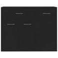 thumbnail image 3 of vidaXL Sideboard Black 88x30x70 cm Engineered Wood, 3 of 5
