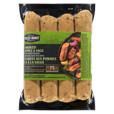Field Roast Smoked Apple & Sage Plant-Based Sausages, 368 g