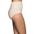 thumbnail image 2 of Vanity Fair Womens Perfectly Yours Traditional 3-Pack Cotton Brief, 6, 2 of 5