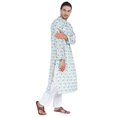thumbnail image 2 of Atasi Kurta Traditionnel à Manches Longues pour Hommes Col Mandarin Tenue de Fête, 2 of 7