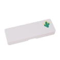 thumbnail image 1 of C Pencil Case Frosted Plastic Fruit Pattern Storage organizer With Large Capacity for Students School Supplies Multifunctional Small Storage Box 7.68 X 2.52 X 0.40 Inches, 1 of 6